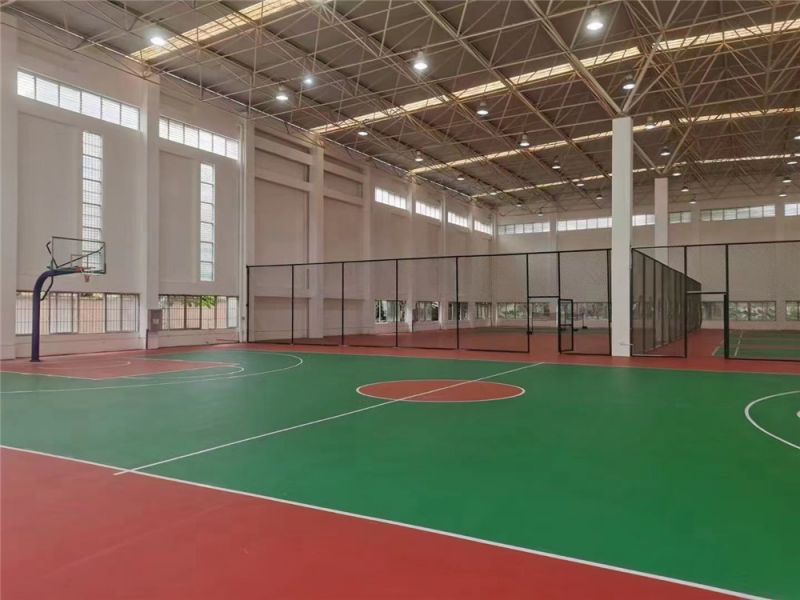 硅PU室內籃球場